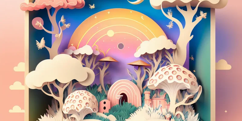 magic-fairy-tale-book-illustration-with-trees-big-mushrooms